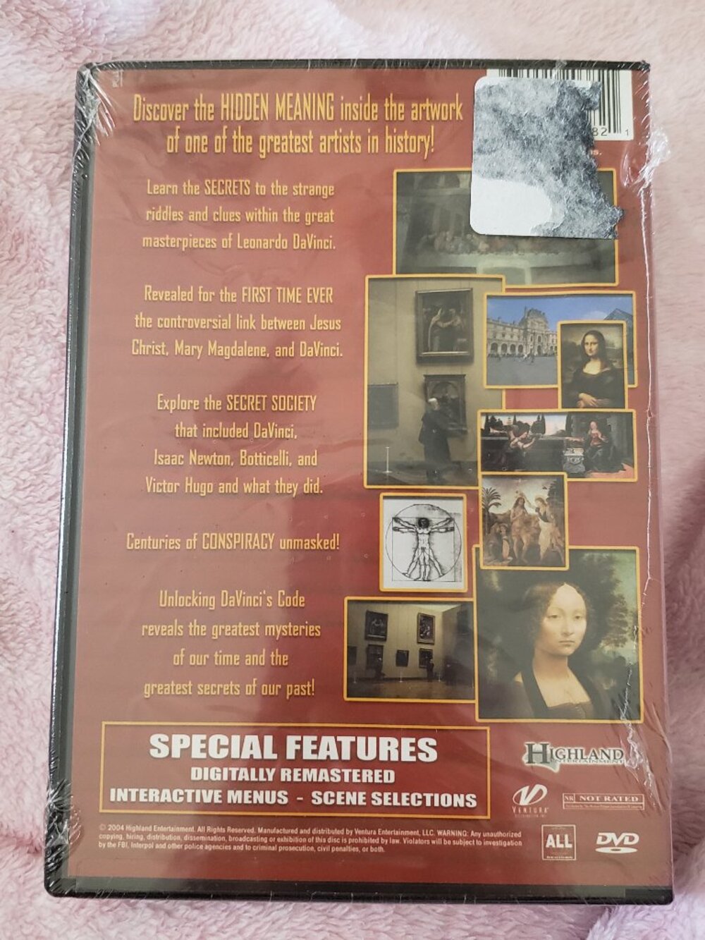 Unlocking DaVinci's Code Mystery or Conspiracy? DVD - Picture 3 of 4